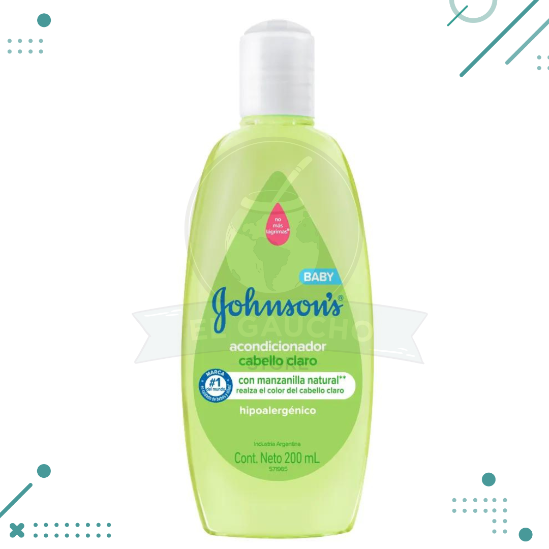 Acondicionador Johnson’s Baby Cabello Claro 200cc VERDE