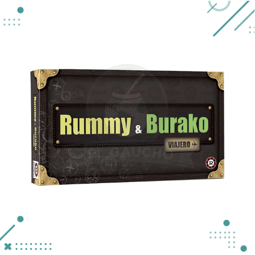 Juego Rummy Burako, Juego De Mesa Familiar (900gr)