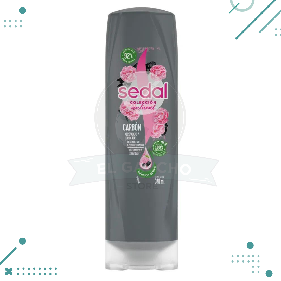 ACONDICIONADOR Sedal Carbon Activado+Peronias 340 ml