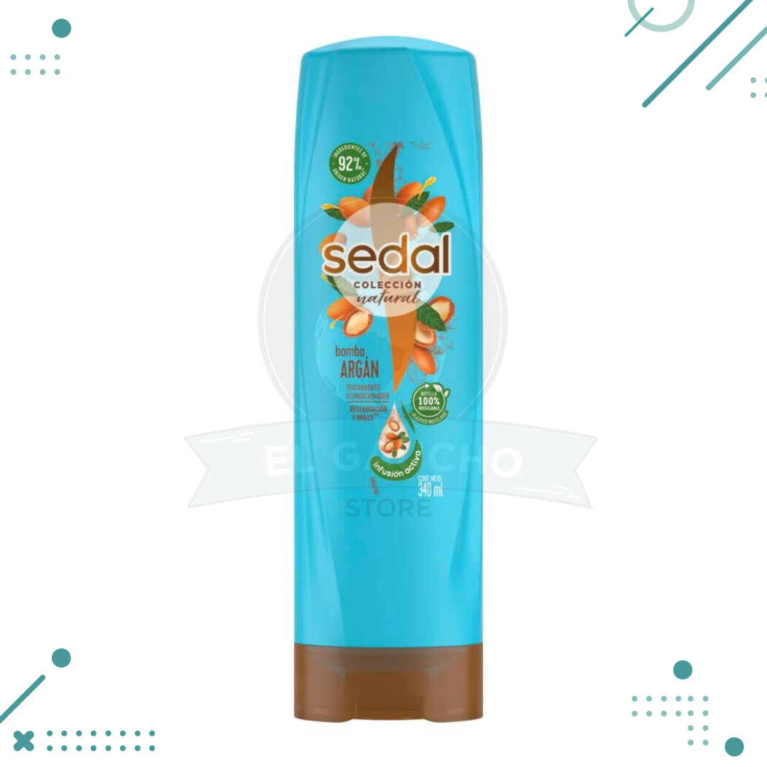 ACONDICIONADOR Sedal Bomba Argan Restauracion y Brillo 340 ml