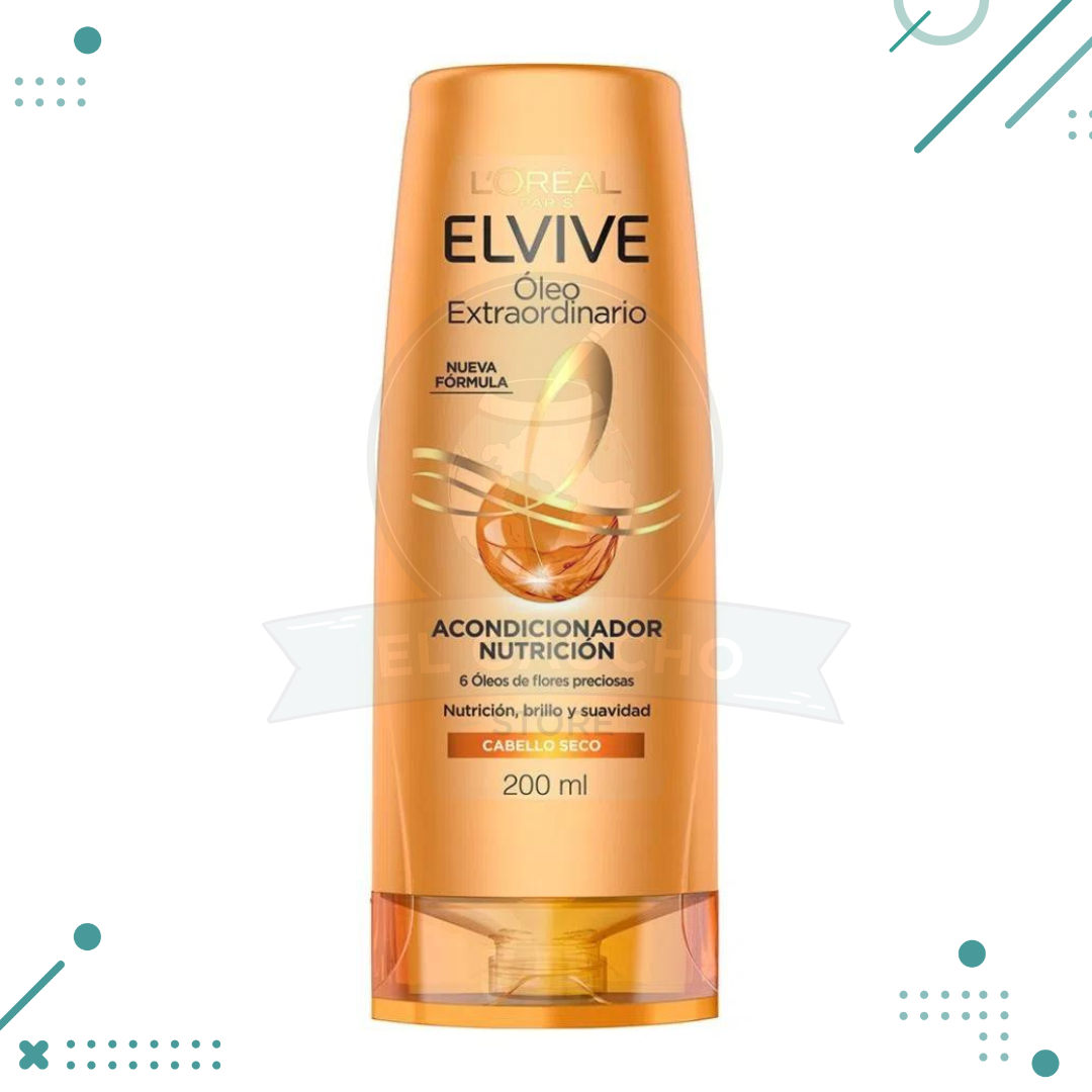 Acondicionador Elvive Óleo Extraordinario Nutrición Universal x 200 ml