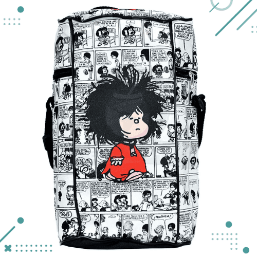 Kit Matero “Mafalda” Bolso+Yerbera(lata)+Azucarera(lata)+Mate+Bombilla - Imagen 4