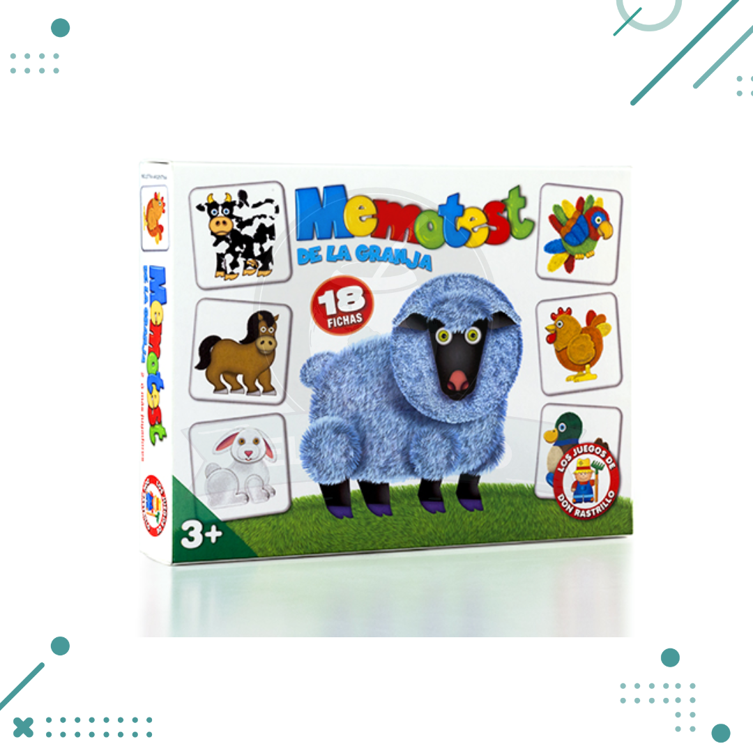 Juego de mesa infantil «Memotest de la granja»