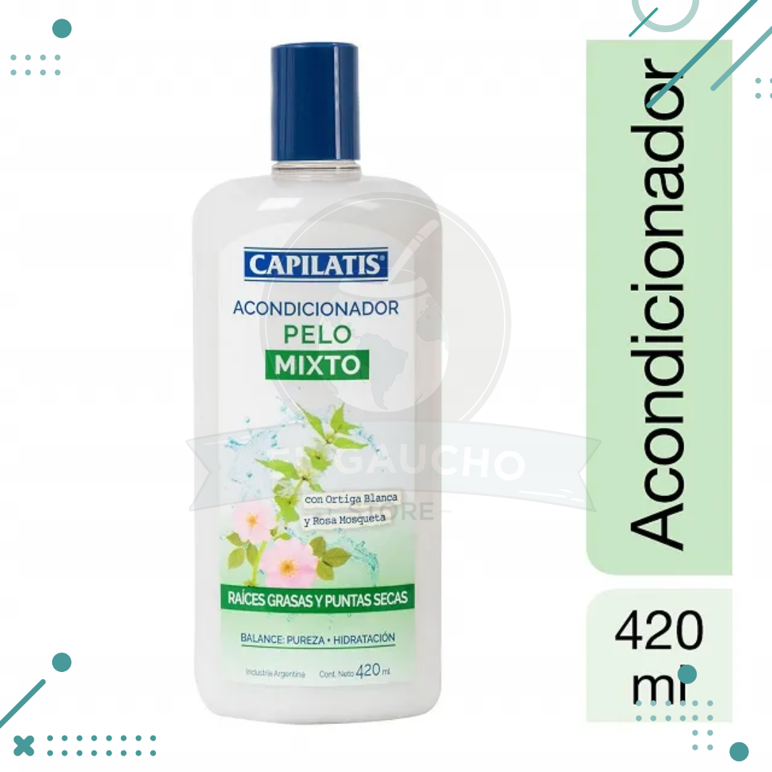 ACONDICIONADOR CAPILATIS PELO MIXTO 420ml Con ortiga blanca y Rosa mosqueta
