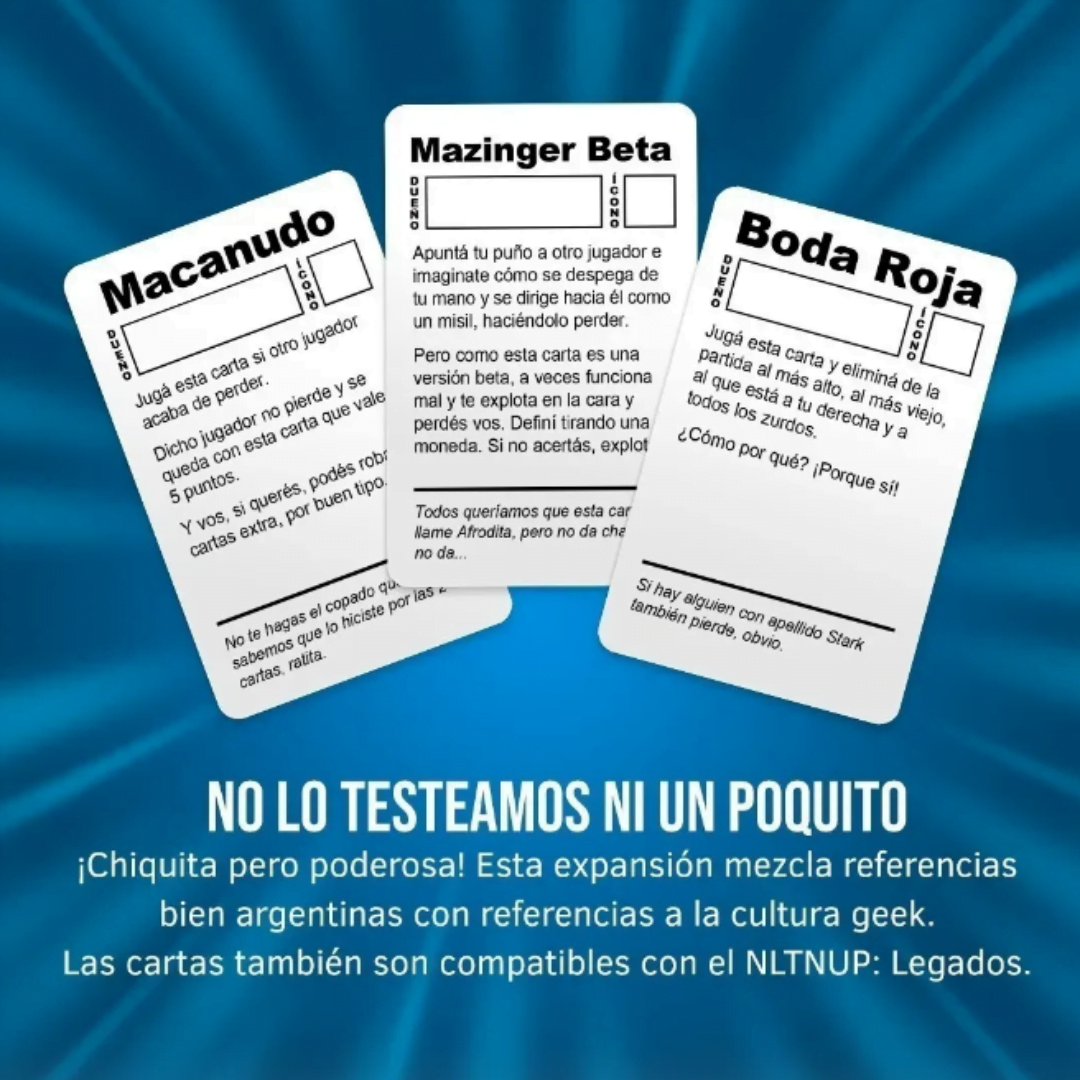 Juego No Lo Testeamos Ni Un Poquito Expansion - Imagen 2