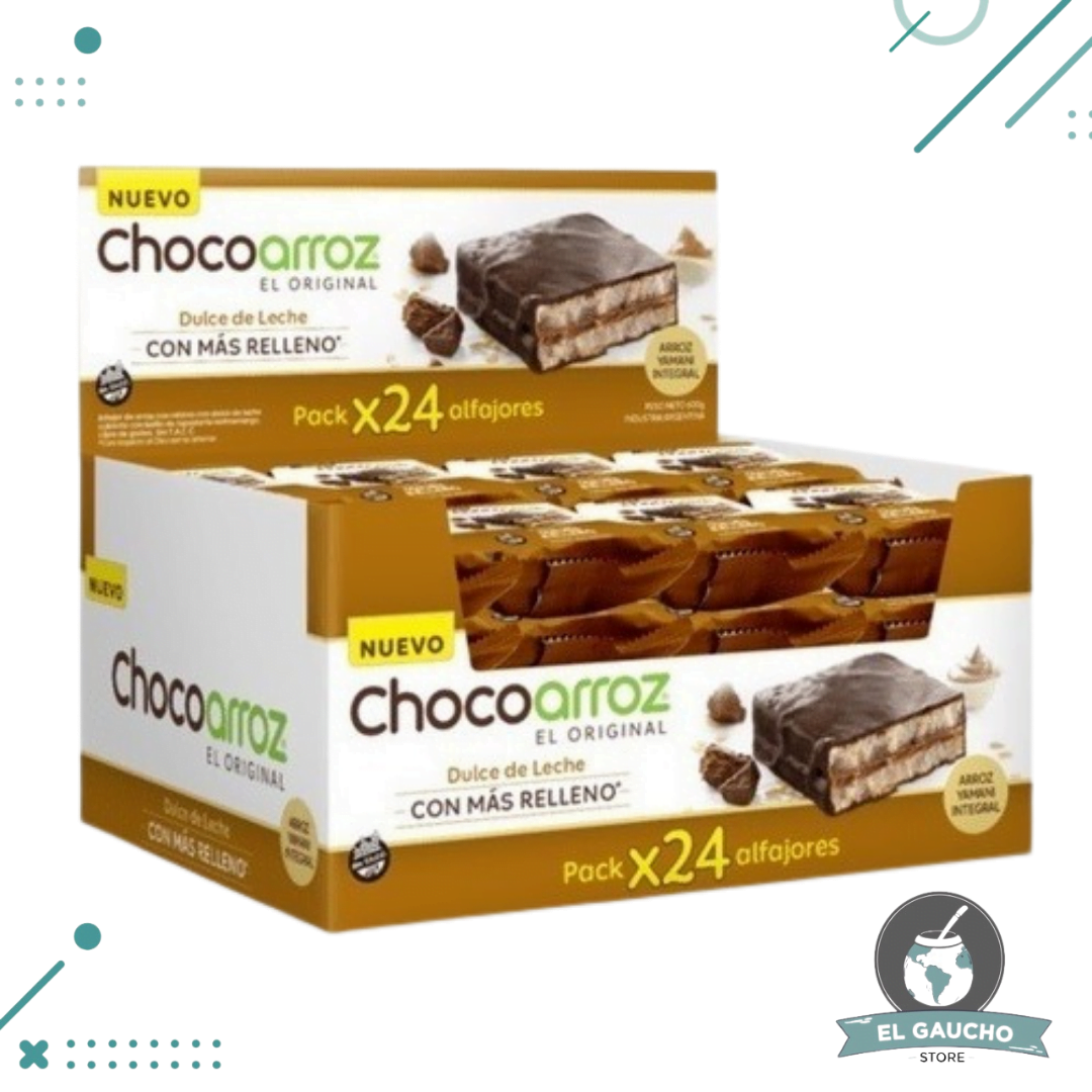 Alfajor Chocoarroz, Dulce de Leche (22gr) (Pack de 30u) (600gr)
